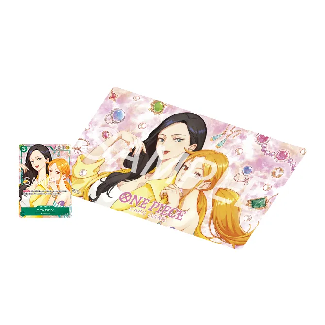 ONE PIECEカードゲーム オフィシャルプレイマット-ナミ&ロビン-